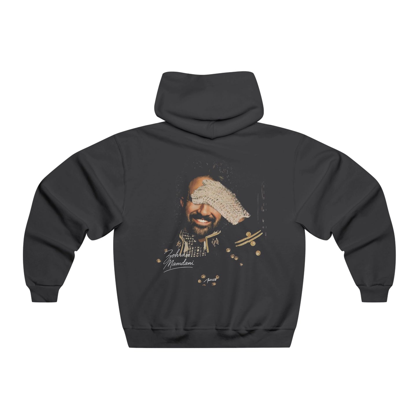 Zohran Mamdani 25 Tour Hoodie — Vintage Tour Pullover with Back Portrait Design