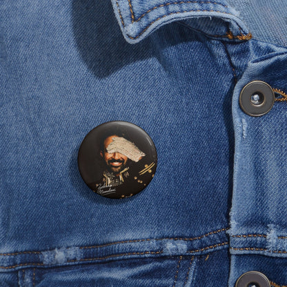 Custom Photo Pin Button — Personalized Picture Button Badge for Jackets, Bags & Gifts