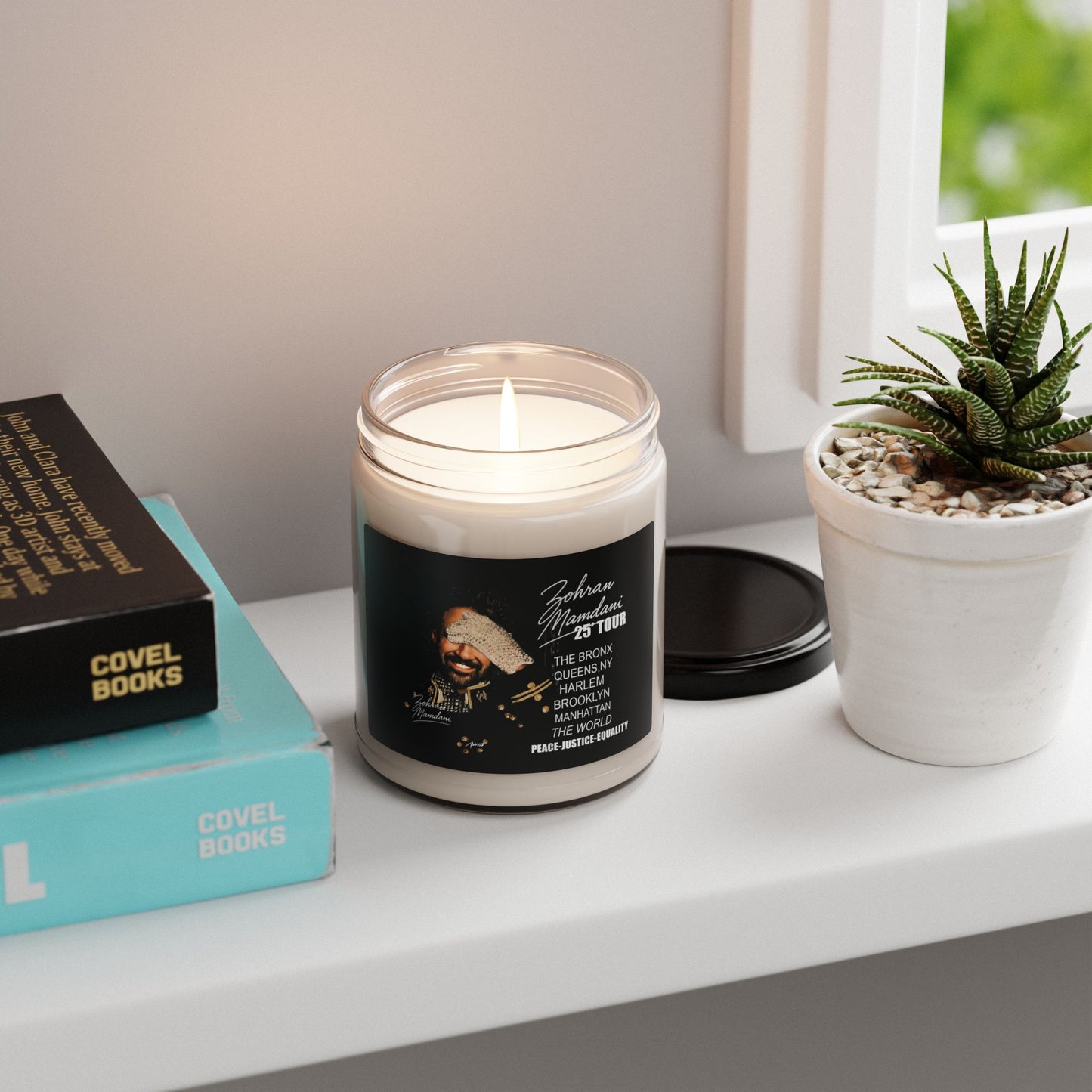 Soy Candle — Cozy Vintage Portrait Scented Candle (9oz)